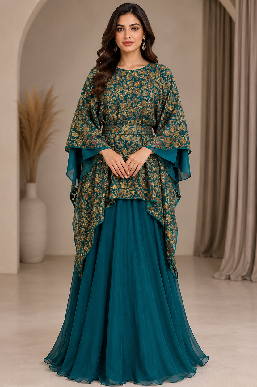 Martha Cape style overlay dress | Pre-order