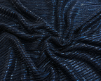 Blue sequins and beads unstitched material | Pre-order
