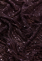 Wine red sequins and beads unstitched material | Pre-order