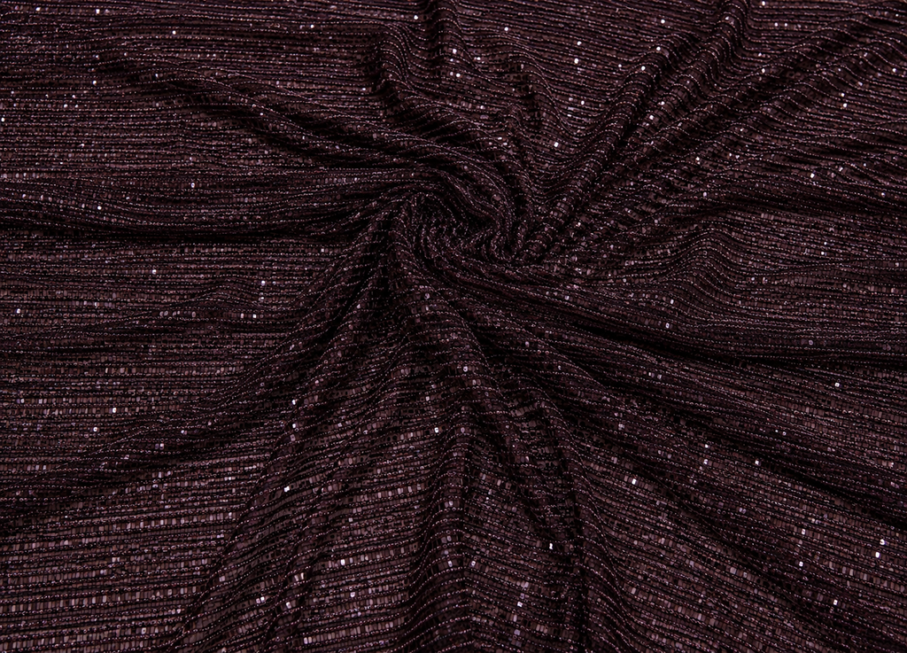 Wine red sequins and beads unstitched material | Pre-order