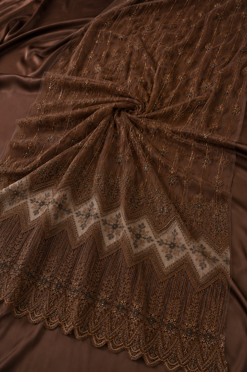 Brown Hanging vine lace with sequins | Pre-order