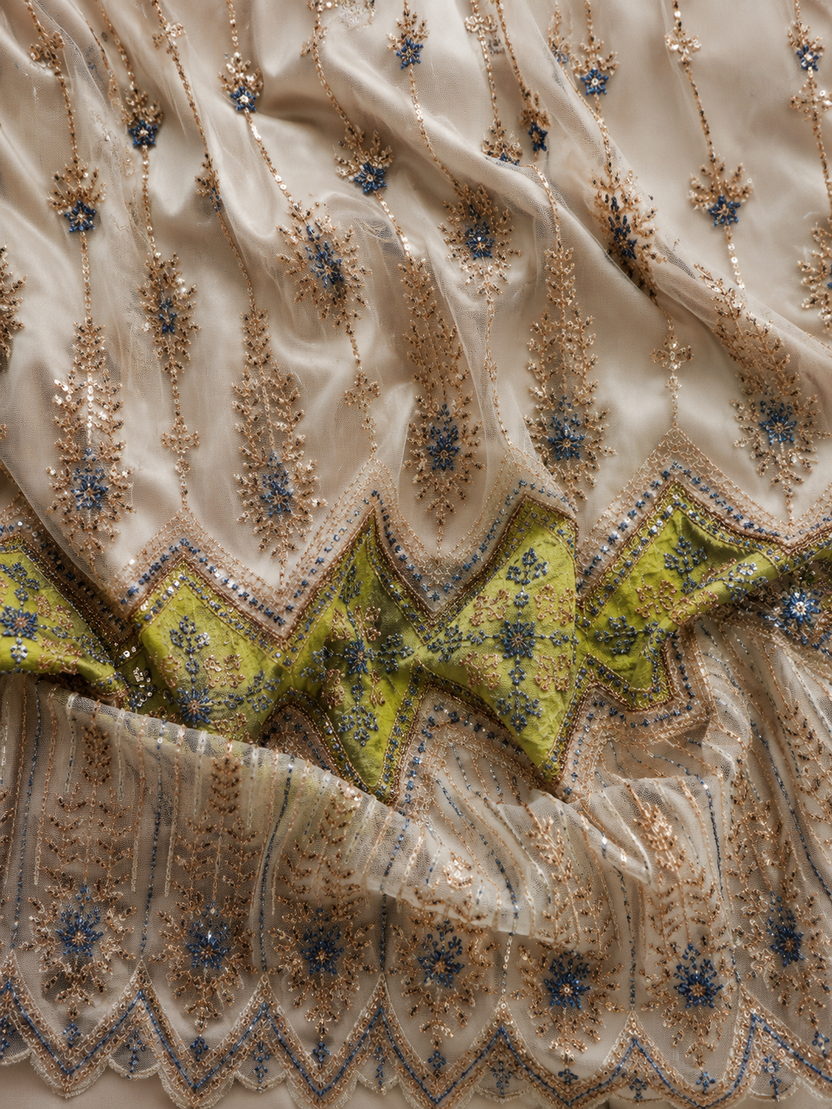 Olive Hanging vine lace with sequins | Pre-order