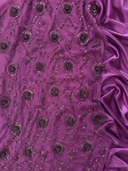 plum scattered unstitched material