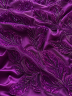 Purple leaves unstitched material