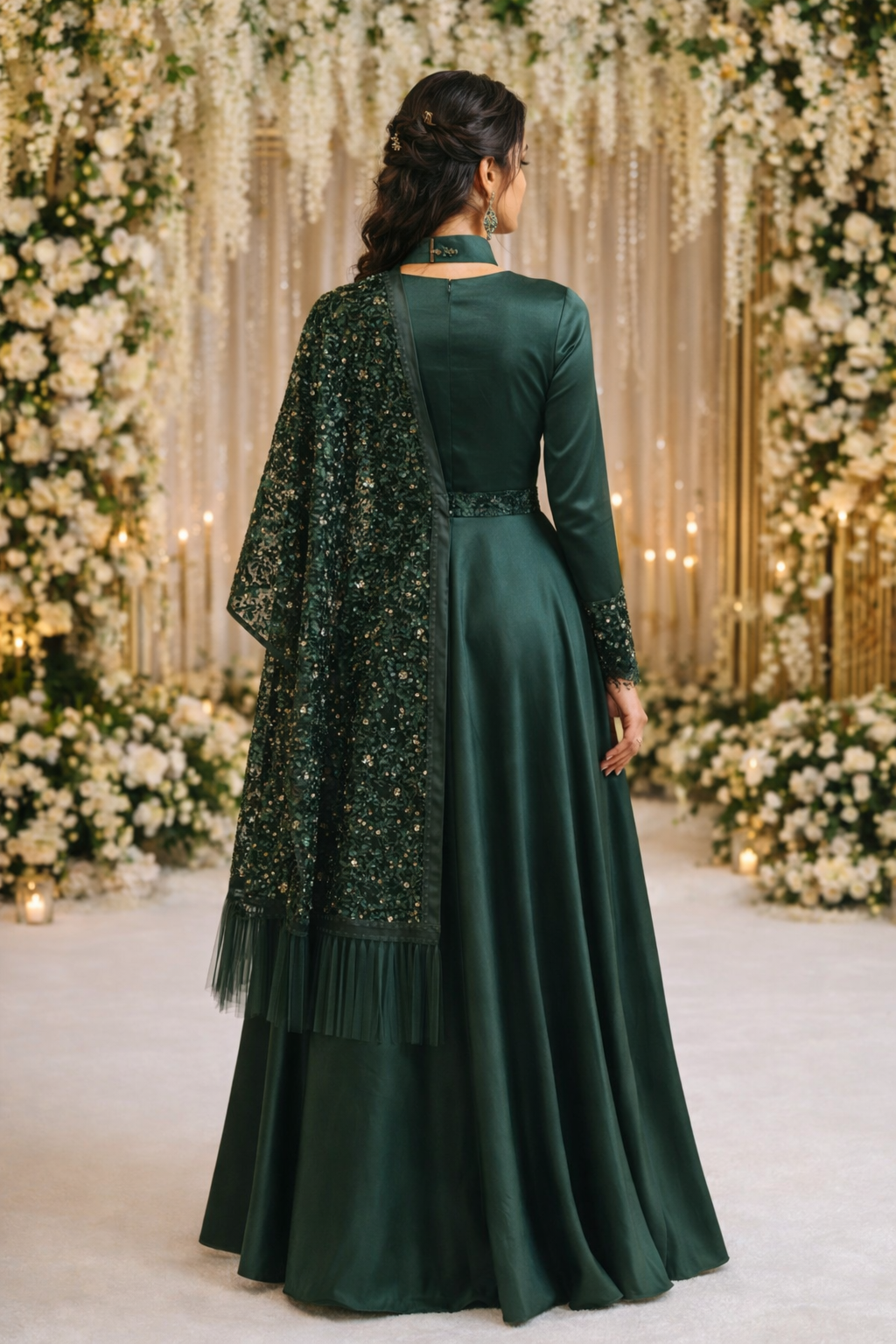 Marbella Cape Gown | Pre-order