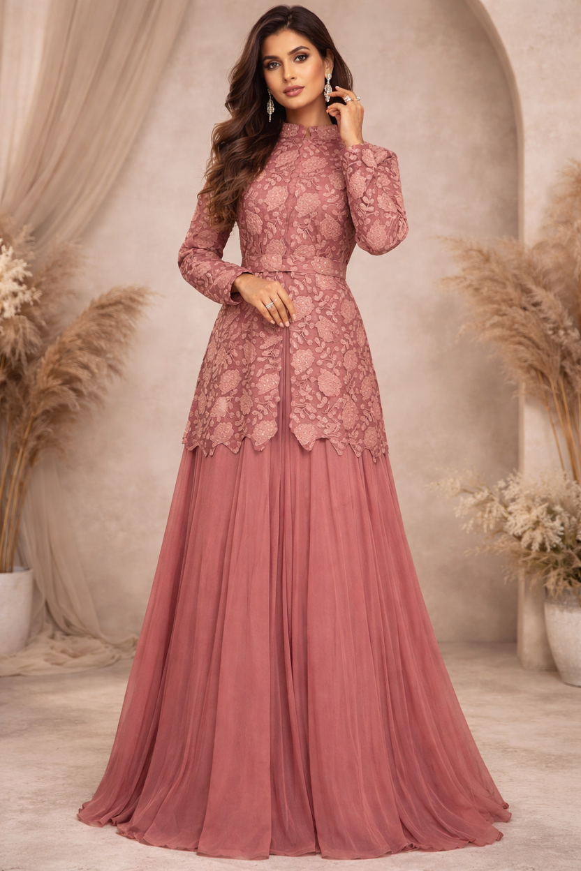 Garden Rose Short Jacket and Dress | Pre-order