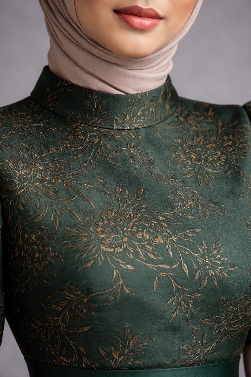 Green Garcia  Adele Fundamental Gown