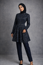 N&T Navy Frock Style and Straight Pants | Pre-order