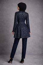 N&T Navy Frock Style and Straight Pants | Pre-order