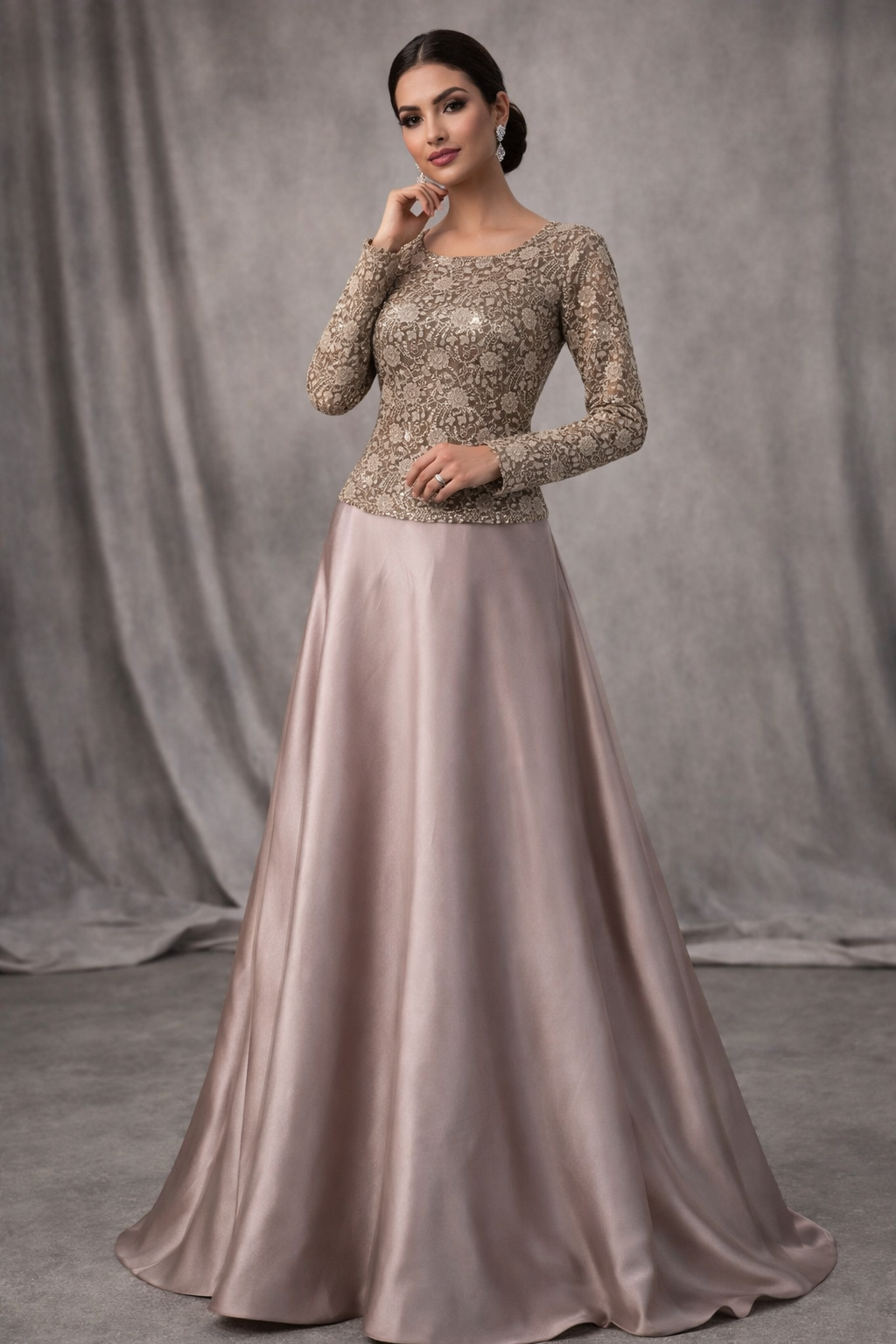 N&T Top and Skirt in Mauve | Pre-order