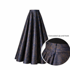 Blue garcia jacquard skirt
