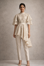 Minha Sided Peplum Top and Pants | Pre-order