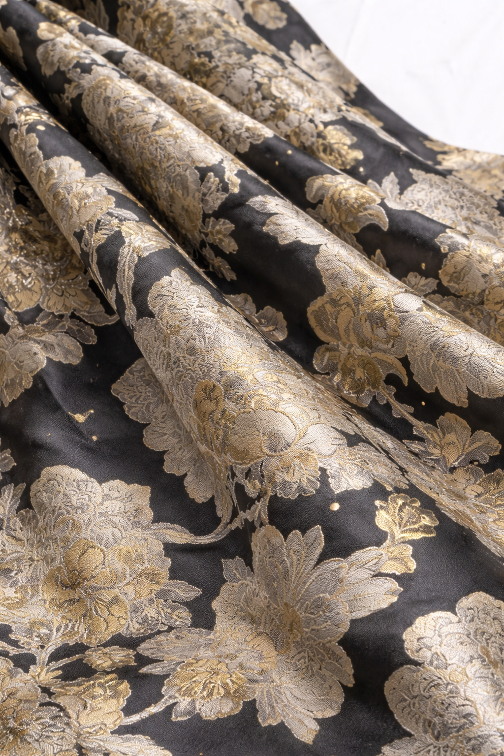 Midnight Bloom Marble Embellished Jacquard Gown | Pre-Order