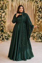 Marbella Cape Gown | Pre-order
