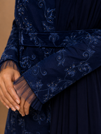 Blue Floral co-ord with sash | Pre-Order