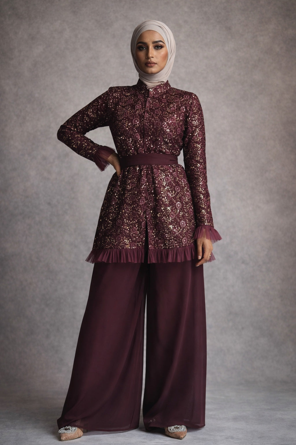 N&T jacket & plazzo Co-ord | Pre-order